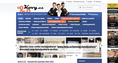 Desktop Screenshot of kovy.cz